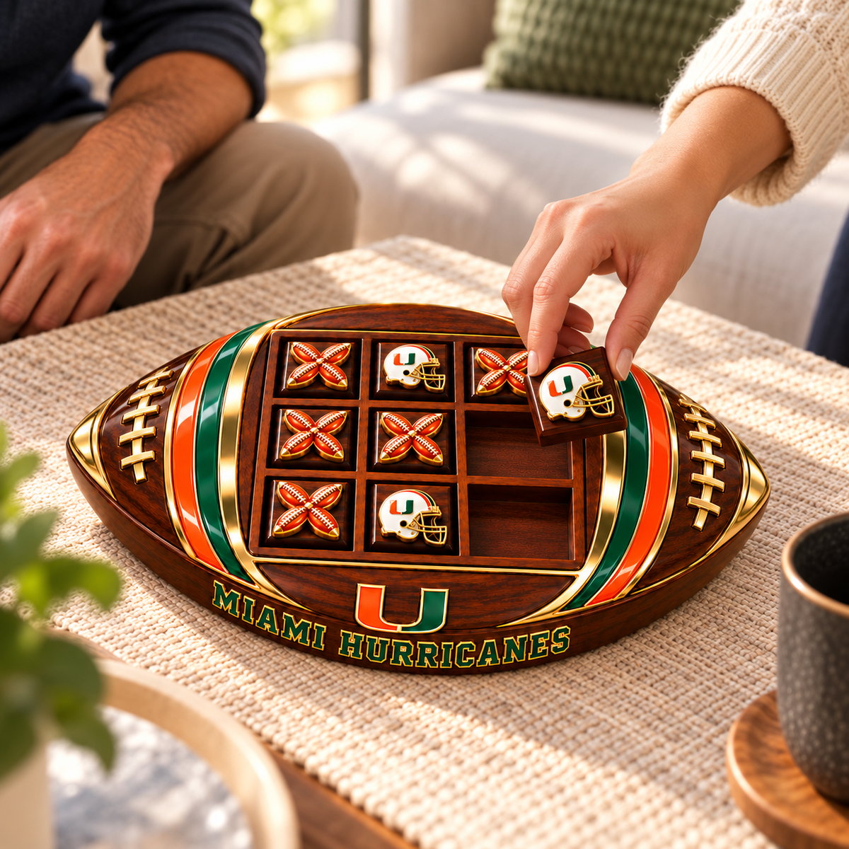 MHC Wooden Tic Tac Toe Game DNBN
