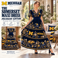 MWR Premium Embroidered Velvet Maxi Dress PTKL
