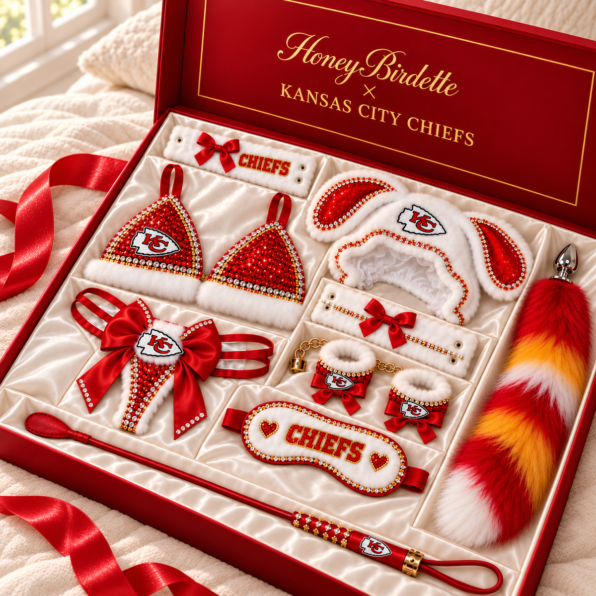 MDP Inspired Rhinestone Lingerie & Accessories Gift Set PNPA