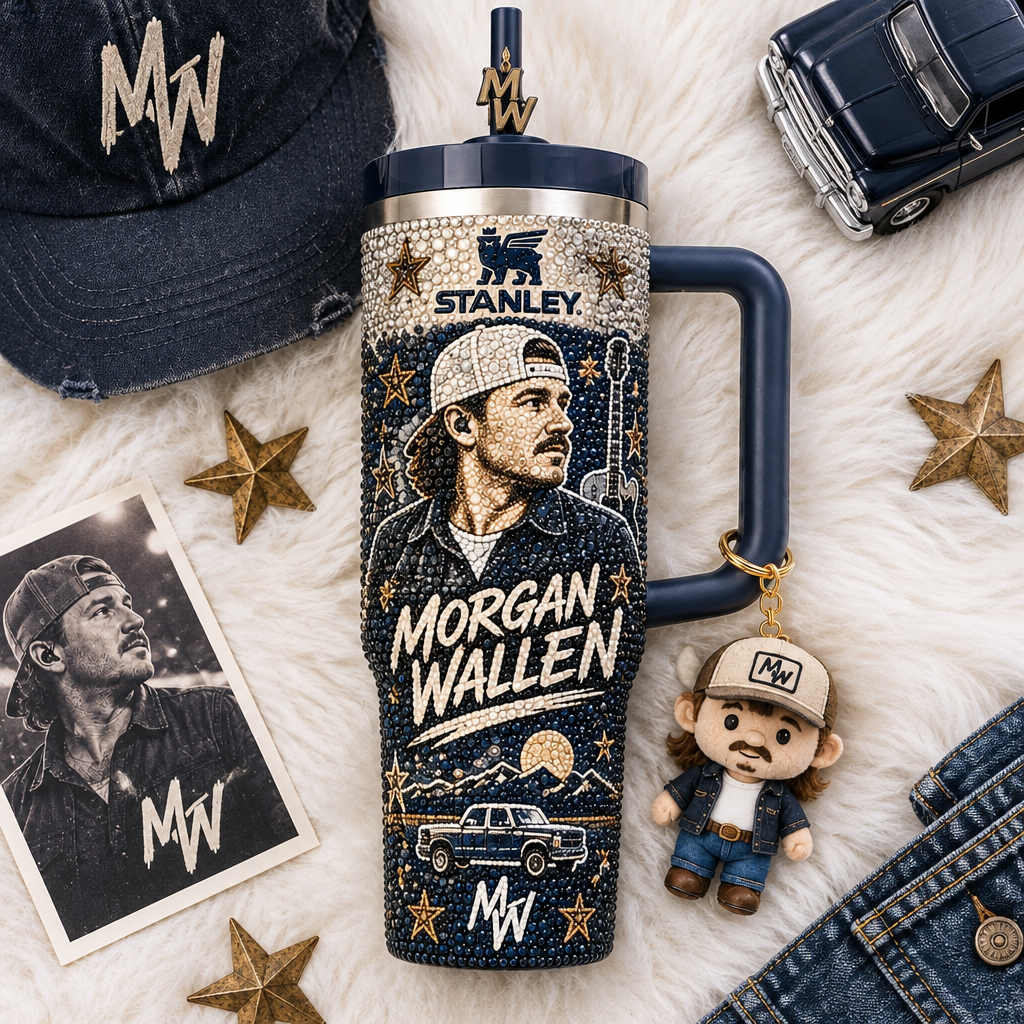 Morgan Wallen 40oz Tumbler With Handle TTNL